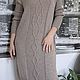 Платье а-ля MaxMara. Платья. Трикотаж ручной работы Ольги Дубской. Ярмарка Мастеров.  Фото №9