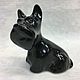 Scotch Terrier (Scottish Terrier) porcelain figurine. Figurines. Veselyj farfor. Ярмарка Мастеров.  Фото №4