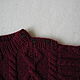 Sweaters & Jumpers:Cherry Irish Jumper. Sweaters and jumpers. 4 children-baby. My Livemaster. Фото №5