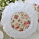 Master class `Pillow Shabby Chic Vintage rose`. How to sew a pillow with ruffles. Master class PDF