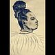 Портрет карандашом "Барон Самеди" -  Néhémy Pierre-Dahomey. Картины. ART: Vera Lee Raven. Интернет-магазин Ярмарка Мастеров.  Фото №2
