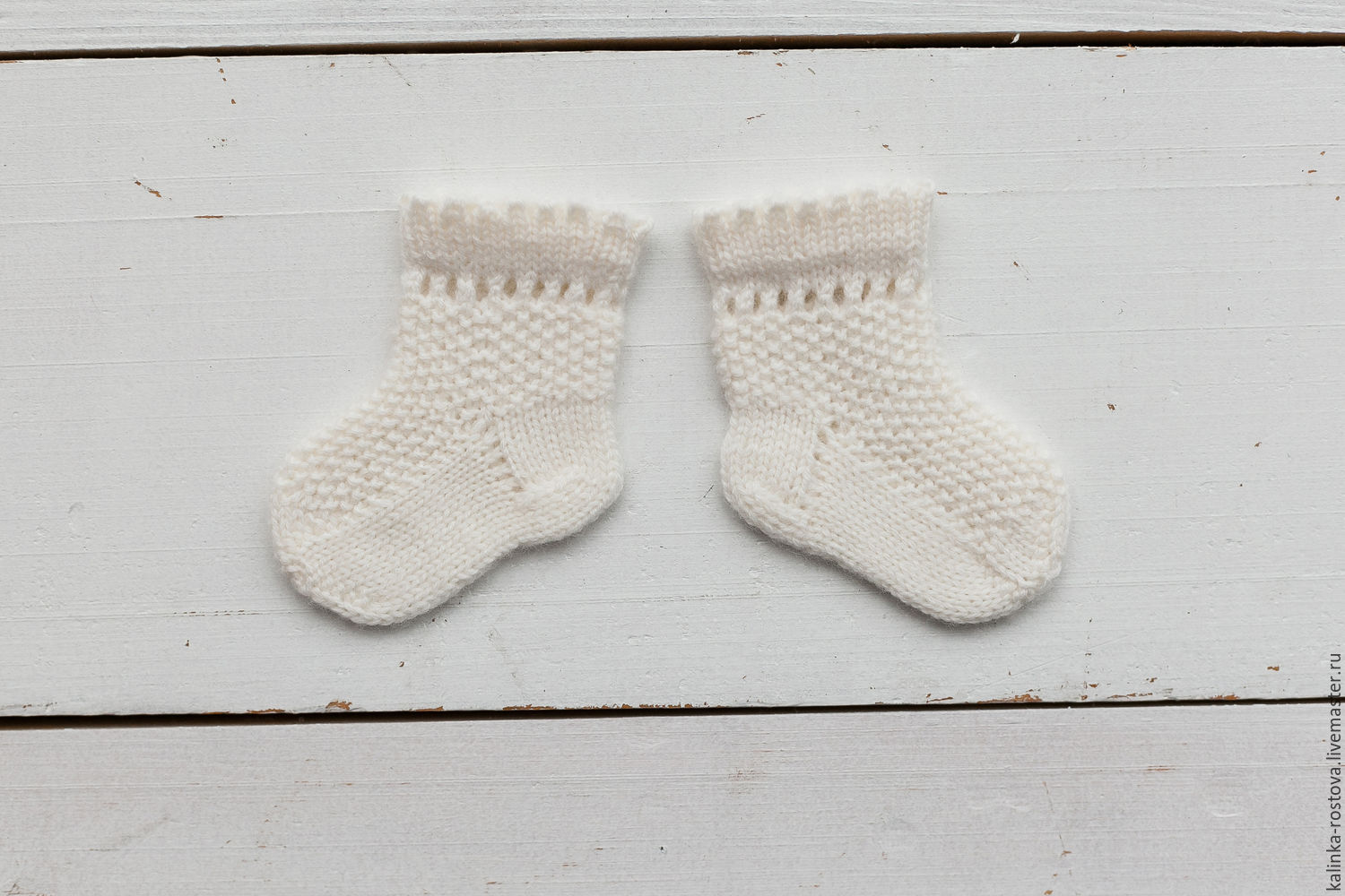 Носки для новорожденных спицами
