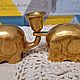 Винтаж: Продано! Латунный подсвечник слоников Haku Handwerkskunst Германия, Подсвечники винтажные, Аксай,  Фото №1