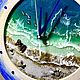 Заказать Часы настенные ручной работы "Морской пейзаж". BorodinaArt. Ярмарка Мастеров. . Часы классические Фото №3