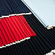 Плиссе креп дублированное, цвет красный, 1122201-2. Ткани. Итальянские ткани. Ярмарка Мастеров.  Фото №5
