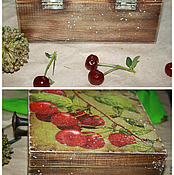 Для дома и интерьера handmade. Livemaster - original item I love cherries in any form: fresh, compote, syrup .... Handmade.