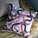 Linen pillowcase with wool decor. Pillow. ZanKa. Online shopping on My Livemaster.  Фото №2