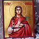 Stephanida Of Damascus . Icon of the Holy Martyr. Icons. Peterburgskaya ikona.. Ярмарка Мастеров.  Фото №5