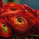 Ранункулюсы Клуни Яркие сорта Живые цветы Упаковка бесплатно. Букеты. DARK FLORIST Флористика Декор ЦВЕТЫ. Ярмарка Мастеров.  Фото №4