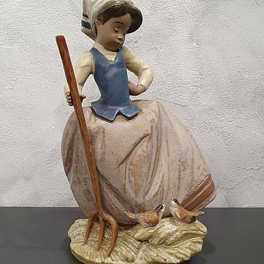 Винтаж ручной работы. Ярмарка Мастеров - ручная работа Винтаж: "Сбор урожая", Lladro. Handmade.