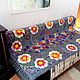 plaid: ' Colored stones and dahlias'. Blankets. tonkorunochka (tonkorunochka). My Livemaster. Фото №6