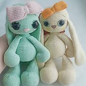 Куклы и игрушки handmade. Livemaster - original item A gift for the new year-A hare is a symbol of the year knitted. Handmade.