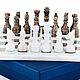 Chess made of stone 'Arter Carthage' gray marble 30. Chess. H-Present more, than a gift!. Online shopping on My Livemaster.  Фото №2
