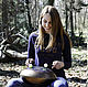 Глюкофон, Happy Drum.Аналог Hang drum.Рисунок - Мандала Любви!. Глюкофоны. Инопланетная Мастерская. Ярмарка Мастеров.  Фото №4
