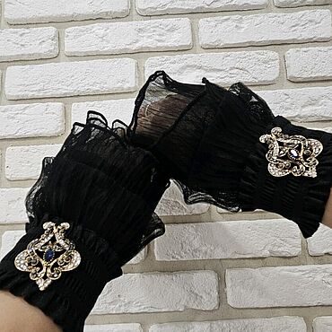 Аксессуары ручной работы. Ярмарка Мастеров - ручная работа Манжеты Лилии. Handmade.