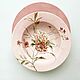 Services: Set of table plates Calico. Tea & Coffee Sets. Flera Daminova Rospis farfora. (artflera). Ярмарка Мастеров.  Фото №4