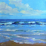 Картины и панно handmade. Livemaster - original item Oil painting seascape, buy a painting in the interior. Handmade.