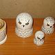 Matryoshka snowy owl. Dolls. Unique pieces of art. Online shopping on My Livemaster.  Фото №2