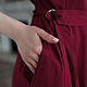 PETRA cotton dress! in cherry color. Dresses. BRAGUTSA. My Livemaster. Фото №6