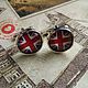 Cufflinks silver plated British flag (large). Cuff Links. Linda (LKdesign). Online shopping on My Livemaster.  Фото №2