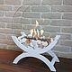 Bio fireplace outdoor Lounge 'White'. Fireplaces. Woodkamin - wood fireplaces. Online shopping on My Livemaster.  Фото №2