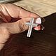 Заказать Подвеска крест серебро 925 пробы в инкрустации фианитов premium. MARIA GUSEVA Fashion Jewelry. Ярмарка Мастеров. . Подвеска Фото №3