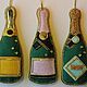 Коллекционная елочная игрушка "Veuve Clicquot". Елочные игрушки. Country lavka. Ярмарка Мастеров.  Фото №5