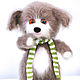 Order Soft toys: Dog Fluff Crocheted Toy. The most beautiful toys. Livemaster. . Stuffed Toys Фото №3
