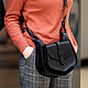 Женская кожаная сумочка ARABIKA - черная. Классическая сумка. BASKANCI. Ярмарка Мастеров.  Фото №5