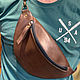 Cross-body bag 89450 waist made of genuine leather, Crossbody bag, Vladimir,  Фото №1