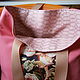 Beach Bag Coral Shopper Bag with Rose Flower Bag. Beach bag. mechty-o-lete. Online shopping on My Livemaster.  Фото №2