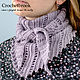 Crochet wrap/shawl for women from merinos and silk. Scarves. Lelik-crafts (crochetbrook). Online shopping on My Livemaster.  Фото №2