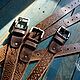 Leather belt with embossed, Straps, Tolyatti,  Фото №1