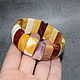 Order Large bracelet genuine Jasper of mukat cut. naturalkavni. Livemaster. . Bead bracelet Фото №3