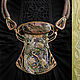 "Phasianum et Azalea"  колье. Комплекты украшений. Julia Chernopazova Art Jewelry. Ярмарка Мастеров.  Фото №4