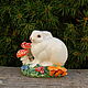  Bunny in the clearing, Figurines, Moscow,  Фото №1