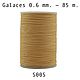 Нить для кожи круглая вощеная, полистер Galaces 005 толщина 0.6 mm, Нитки, Белгород,  Фото №1