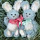 Заяц teddy рост 15 см с ушками. Тедди Зверята. Maria Krukovskaia. Ярмарка Мастеров.  Фото №4