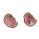 Stud Earrings with Stone, Pink earrings with quartz 2023. Stud earrings. Irina Moro. My Livemaster. Фото №6