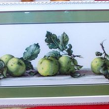 Картины и панно ручной работы. Ярмарка Мастеров - ручная работа Яблоки. Handmade.