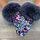 Mittens from pavloposadsky shawl with arctic fox. Mittens. Olga Lavrenteva. Online shopping on My Livemaster.  Фото №2