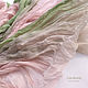 Batik stole 'Dusty rose and pistachio' natural silk. Wraps. Silk Batik Watercolor ..VikoBatik... My Livemaster. Фото №5