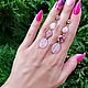Клипсы с кварцем. Клипсы. mari__jewelry. Ярмарка Мастеров.  Фото №5