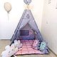Вигвам фламинго, под заказ. Вигвам. Маргарита tipi_workshop. Интернет-магазин Ярмарка Мастеров.  Фото №2