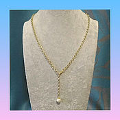 Украшения handmade. Livemaster - original item Necklace tie with a pearl. Handmade.