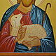 Икона Христа "Пастырь добрый". Иконы. МИР ИКОН. Ярмарка Мастеров.  Фото №6