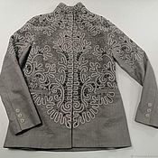 Одежда handmade. Livemaster - original item jackets: Jacket with bobbin lace. Handmade.