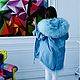"Бирюзовые сны". Куртки. BOHO-PARKA. Ярмарка Мастеров.  Фото №5