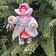 Ватная игрушка Лизонька с баранками. Елочные игрушки. Ватные елочные игрушки !!! САНКТ ПЕТЕРБУРГ!  (masternatalya) (masternatalya). Интернет-магазин Ярмарка Мастеров.  Фото №2