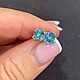 Серьги с цирконом Камбоджа 2.30 ct. Натуральные камни. Серьги классические. Елена. Ярмарка Мастеров.  Фото №7